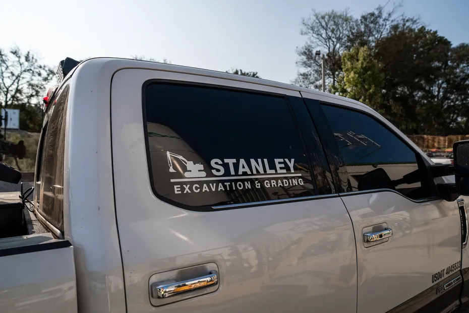 White truck with