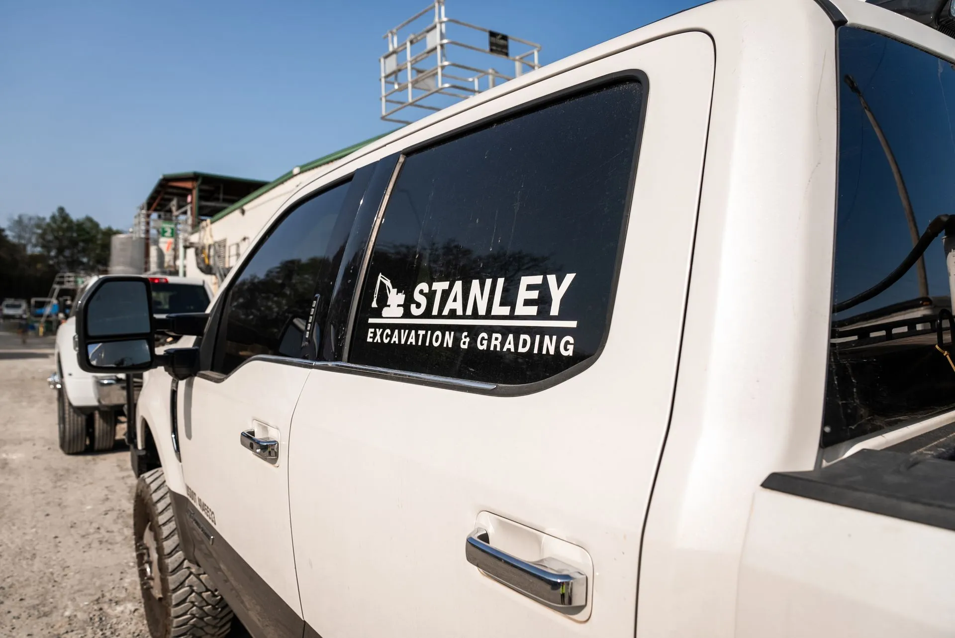 White truck with 